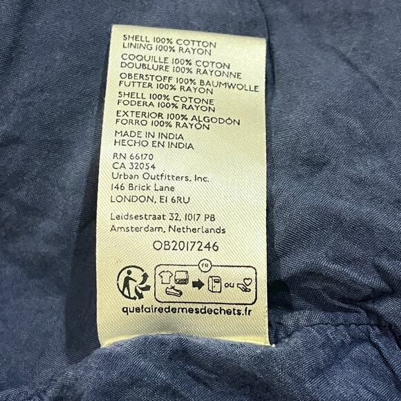 NWT Free People Sachi Mini Dress Lace Tiered Ruffle Balloon Sleeve Billowy Large - Picture 15 of 15